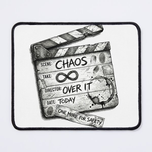 Item preview, One More For Safety - Vintage Filmmaker Production Clapperboard designed and sold by devilfronty.