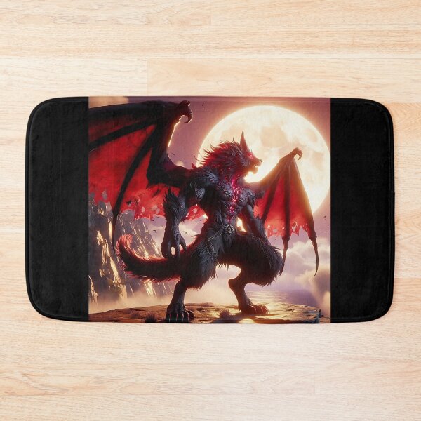 Item preview, Black Dragon Wolf designed and sold by GalleryBrisArt.