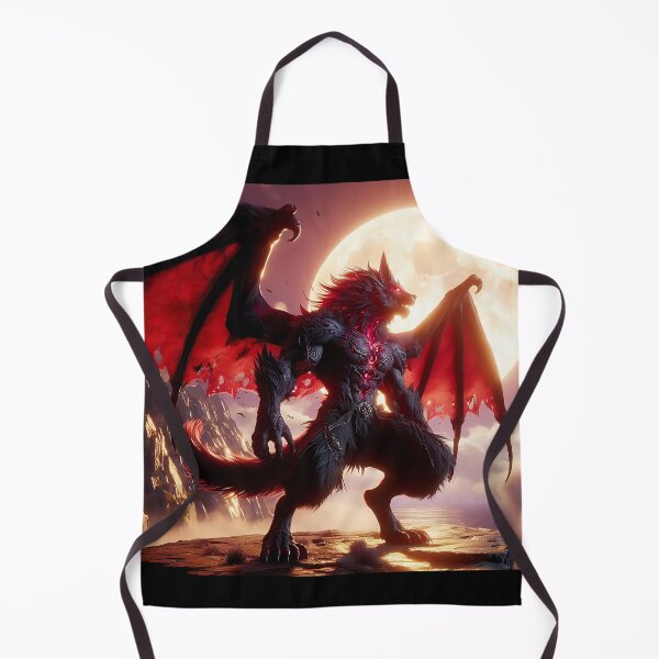 Item preview, Black Dragon Wolf designed and sold by GalleryBrisArt.