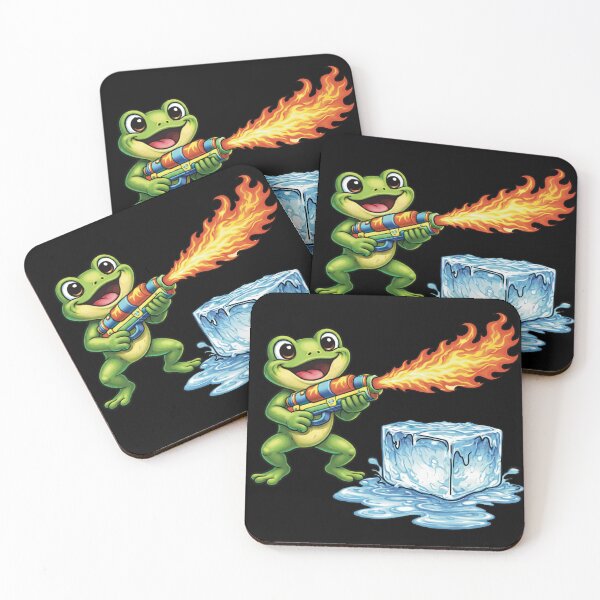 Item preview, Ice melts - frog designed and sold by BitsNPix.