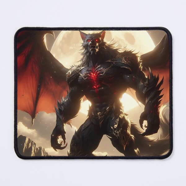 Item preview, Black Dragon Wolf designed and sold by GalleryBrisArt.
