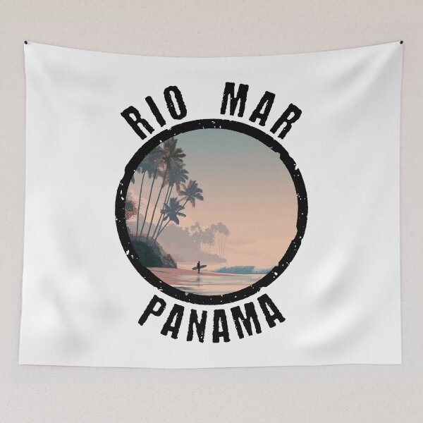 Item preview, Rio Mar - Panama (with Black Lettering) designed and sold by VelvetRoom.