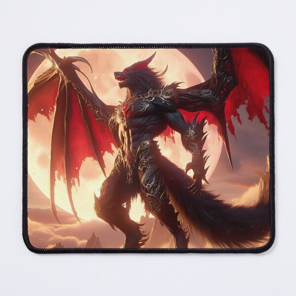 Item preview, Black Dragon Wolf designed and sold by GalleryBrisArt.