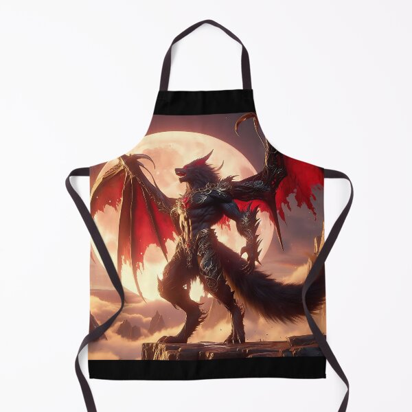 Item preview, Black Dragon Wolf designed and sold by GalleryBrisArt.