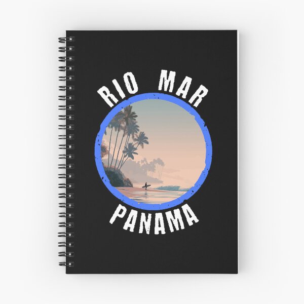Aperçu de l'œuvre Rio Mar - Panama (avec lettrage blanc) créée et vendue par VelvetRoom.