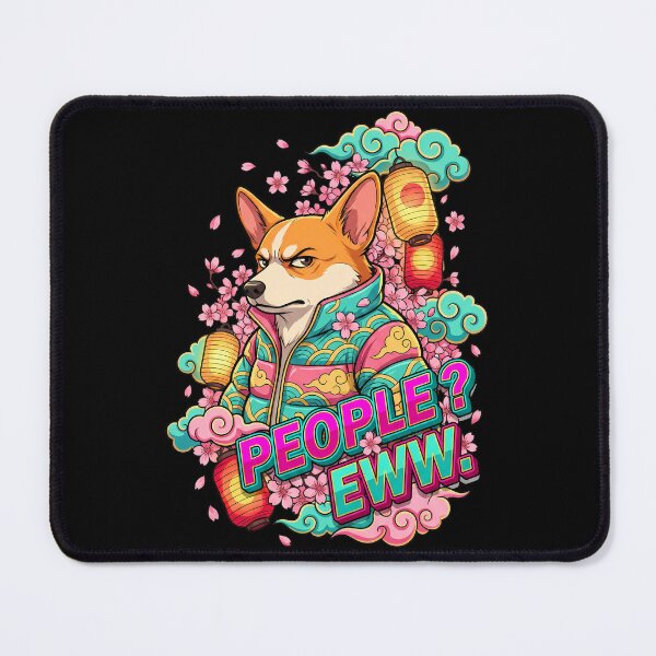 Item preview, Judgmental Corgi People Eww Japanese Sakura  designed and sold by Tong4130.