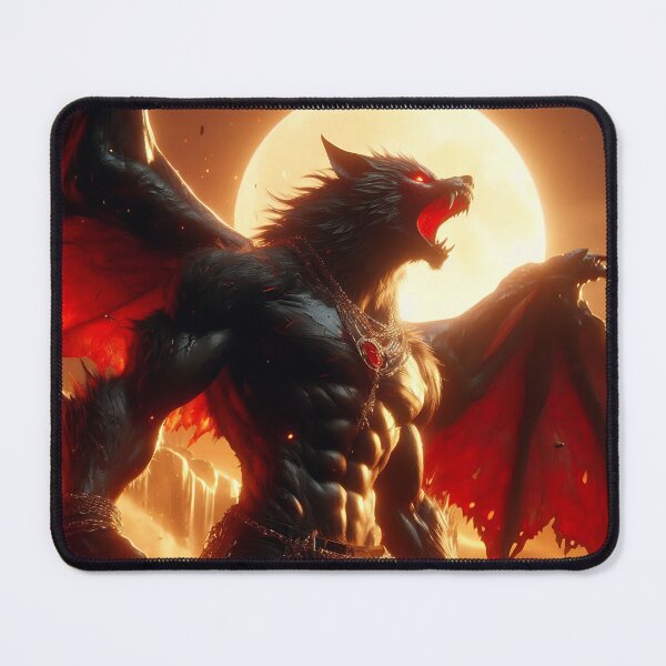 Item preview, Black Dragon Wolf designed and sold by GalleryBrisArt.