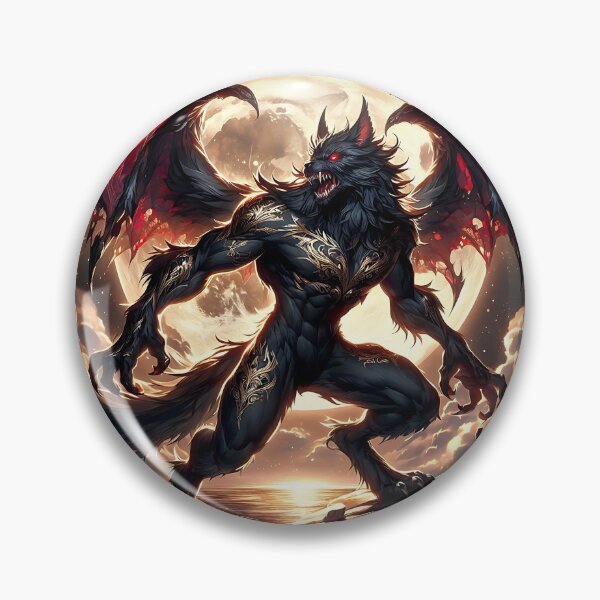 Item preview, Black Dragon Wolf designed and sold by GalleryBrisArt.