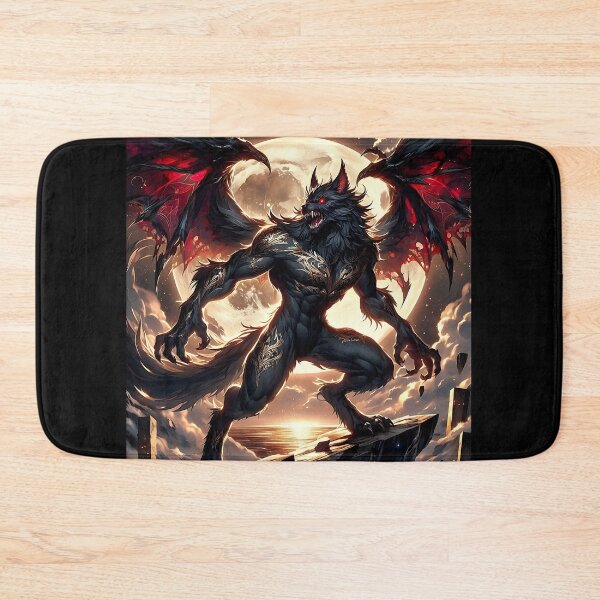 Item preview, Black Dragon Wolf designed and sold by GalleryBrisArt.