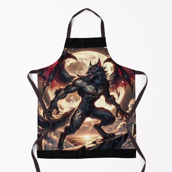 Item preview, Black Dragon Wolf designed and sold by GalleryBrisArt.