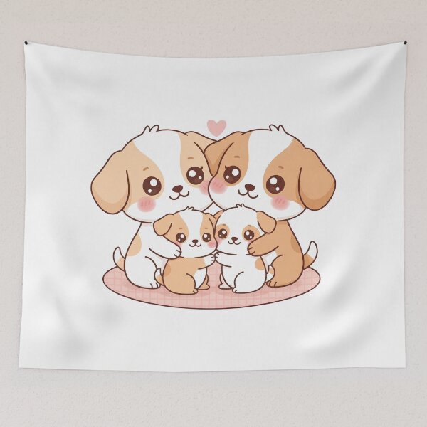 Item preview, Dog Family United by Love. Love Begins at Home designed and sold by Dizartico.