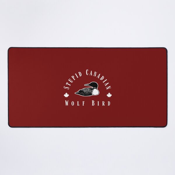 Item preview, "Stupid Canadian Wolf Bird" (Loon) designed and sold by Nestled-Studio.