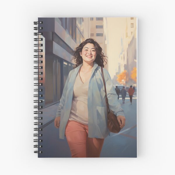 Item preview, Modern Joyful AAPI Woman Art | Asian American City Life Illustration designed and sold by bingsoobookclub.