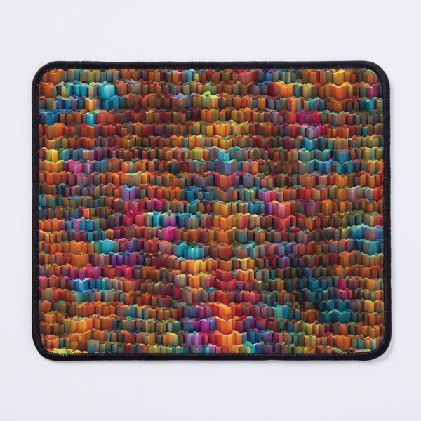 Item preview, Randomized Pixelation: Futuristic Woven Grid Pattern designed and sold by mxztar.