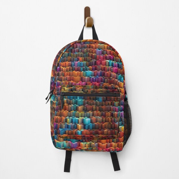 Item preview, Randomized Pixelation: Futuristic Woven Grid Pattern designed and sold by mxztar.