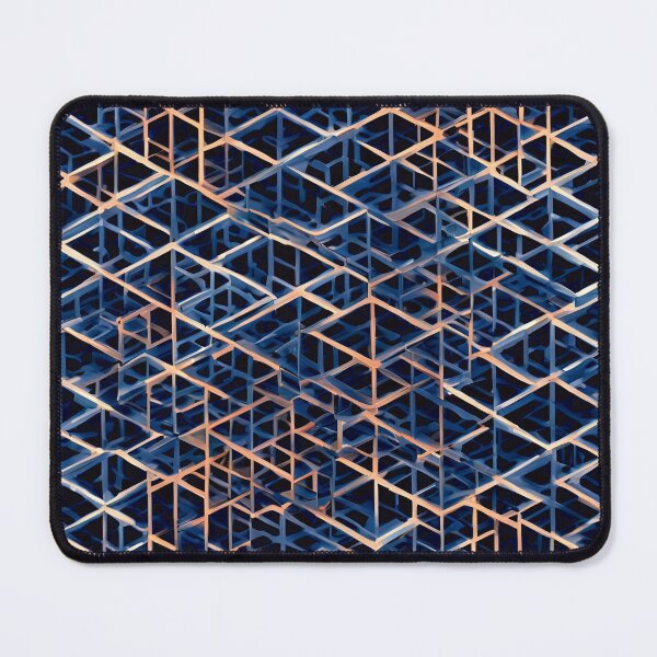 Item preview, Pastel Geometry: Seamless Pattern in Holographic Layers designed and sold by mxztar.