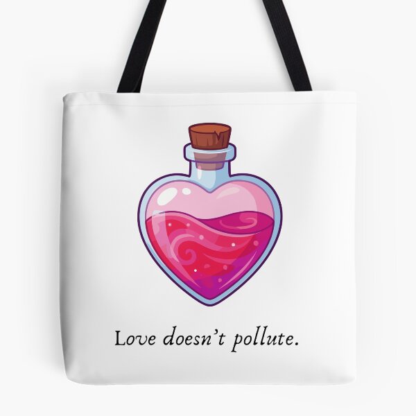 Item preview, LOVE DOESN'T POLLUTE designed and sold by iAmmAja43.
