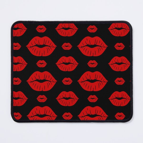 Item preview, Red Lips Pattern Graphic – Sexy Kiss Print, Pop Art Valentine Design, Bold Lip Illustration designed and sold by wackyartwork.