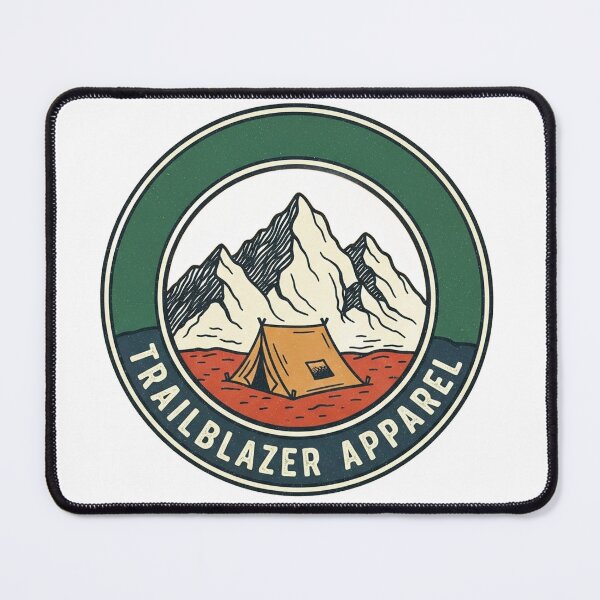 Item preview, Realistic image of a mountain range with a tent pitched in the foreground designed and sold by VerizalShop.