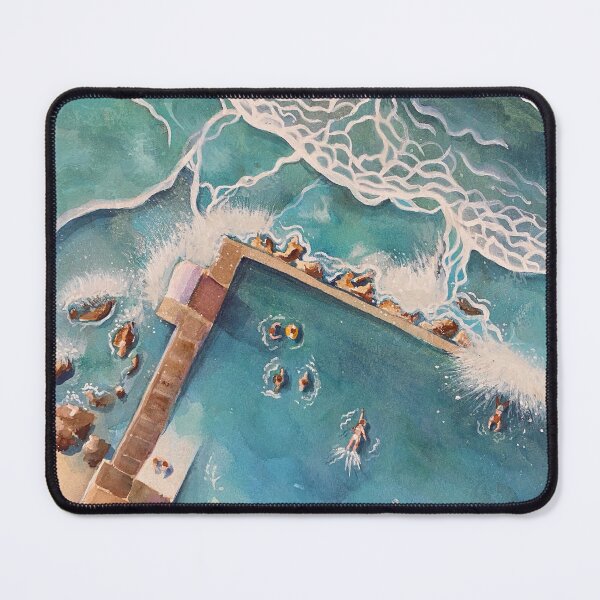 Item preview, Merewether Ocean Baths designed and sold by Sarah  Mac Illustration.