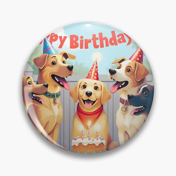 Item preview, Dog happy birthday designed and sold by Creative Visualize.