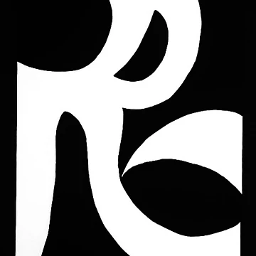 Artwork thumbnail, Wavy R Inverted by Carly Craig