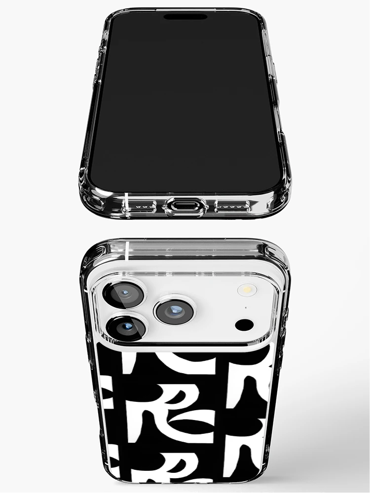 Thumbnail 3 of 5, iPhone Case, Wavy R Inverted designed and sold by Carly Craig.