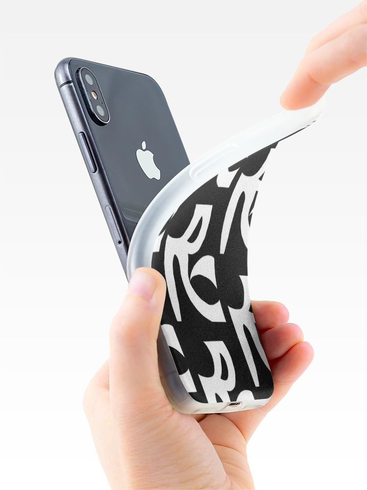 Thumbnail 4 of 5, iPhone Case, Wavy R Inverted designed and sold by Carly Craig.
