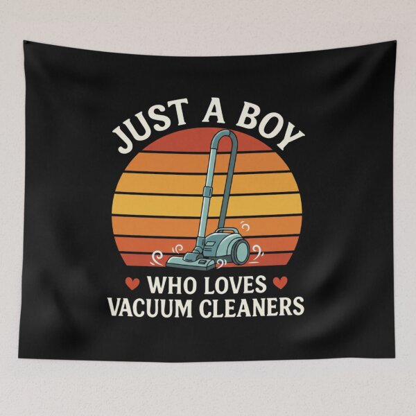 Item preview, Just A Boy Who Loves Vacuum Cleaners designed and sold by Meryem Mamouni.