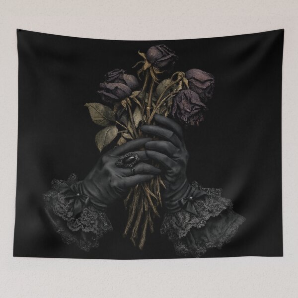 Item preview, Offering of Withered Roses Held in Funeral Black, As One Might Present Regret designed and sold by Mouraludia.