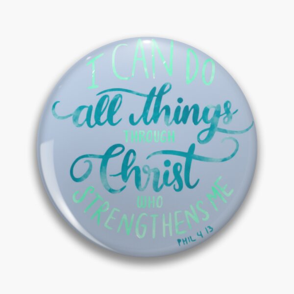 Item preview, Phil 4:13 Bible Verse designed and sold by HarrisonDesign.