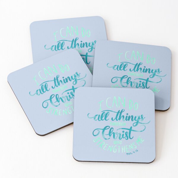 Item preview, Phil 4:13 Bible Verse designed and sold by HarrisonDesign.