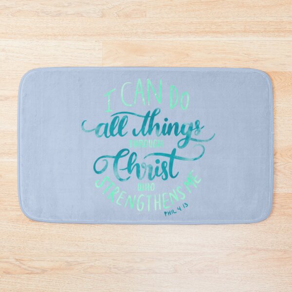 Item preview, Phil 4:13 Bible Verse designed and sold by HarrisonDesign.