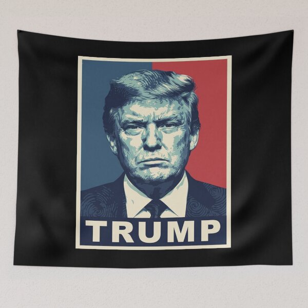 Item preview, TRUMP - Iconic Stylized Political Portrait designed and sold by DamianRoy88.