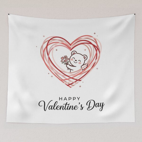 Item preview, Happy Valentine’s Day Teddy Bear designed and sold by LyssasMindArt.