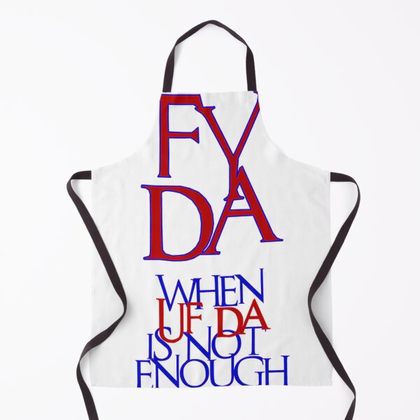 Item preview, Fy Da When Uff Da Is Not Enough Blue Outline designed and sold by StudioL1fe.