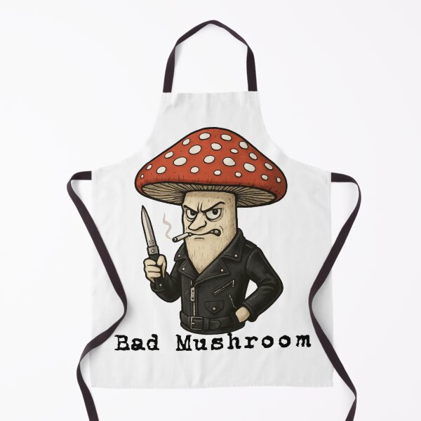 Item preview, Bad mushroom. Amanita muscaria with an attitude designed and sold by anunusualwoman.