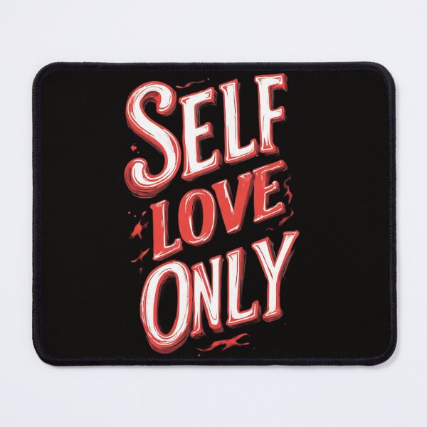 Item preview, Bold Red and White Self Love Only Typography designed and sold by newvisionart191.