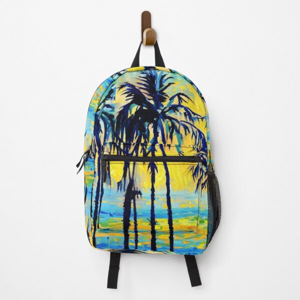 Item preview, Blue Hour Palm Tree Sunset Art for Serene Coastal Souls designed and sold by WildStroke.