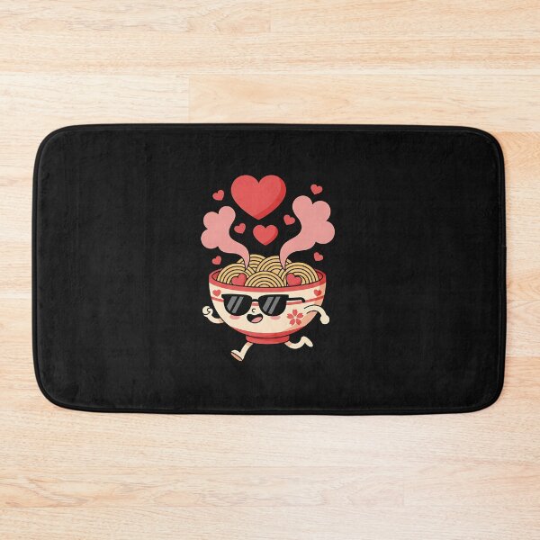 Item preview, Cute Japanese Ramen Valentine – Love Running Noodles designed and sold by SWEET-TINAPAY.