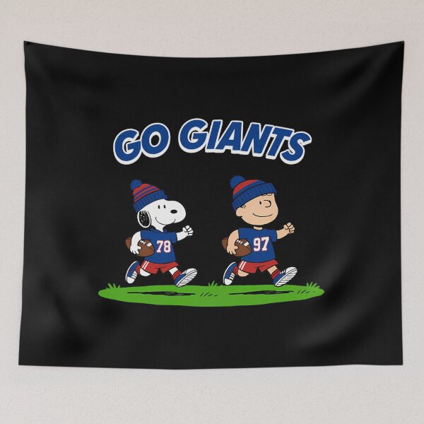 Item preview, Go Giants Snoopy And Charlie Brown designed and sold by niladri2020.