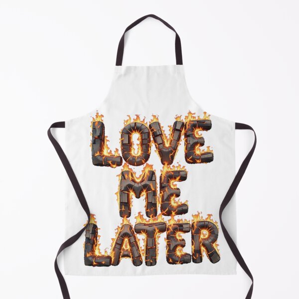 Item preview, Burning Charcoal Love Me Later Typography designed and sold by newvisionart191.