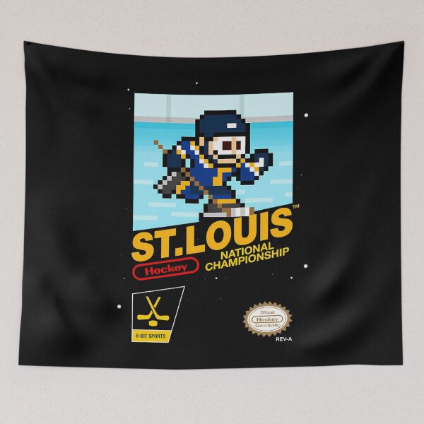 Item preview, St. Louis Blues 8-Bit Videogame designed and sold by niladri2020.