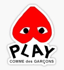 Comme Des Garcons: Stickers | Redbubble