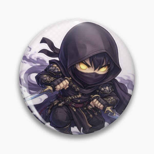 Item preview, Stealthy Shadow Ninja Chibi Character designed and sold by jgvisualarts.