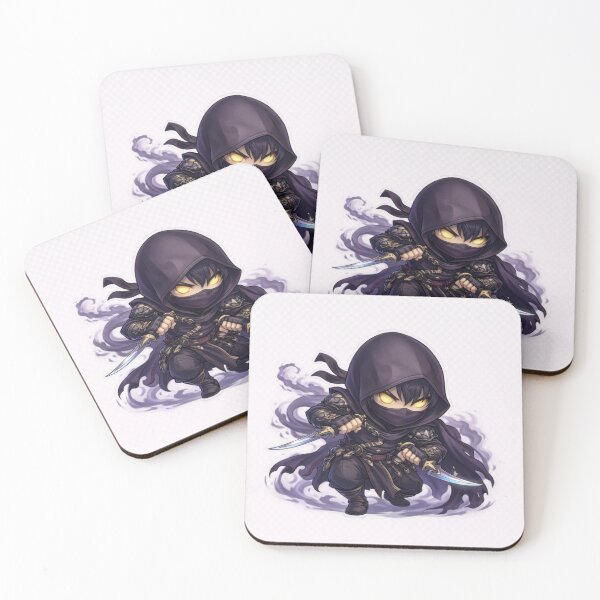 Item preview, Stealthy Shadow Ninja Chibi Character designed and sold by jgvisualarts.