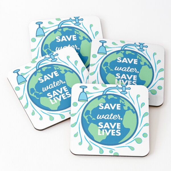 Item preview, Global Save Water Save Lives Awareness Illustration designed and sold by Jirada.