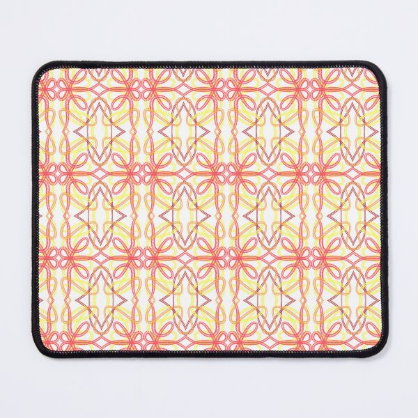 Item preview, Red, Orange, Yellow Curling Geometric Repeating Pattern designed and sold by HydrangeaDelMar.