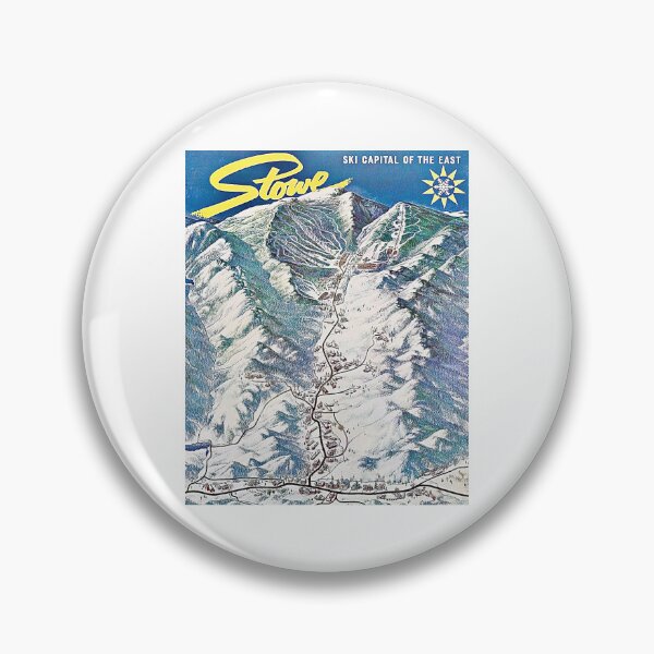 Item preview, ✨Stowe – Ski Capital of the East ✨ (Vintage Trail Map Edition) designed and sold by WheelieGdArt.