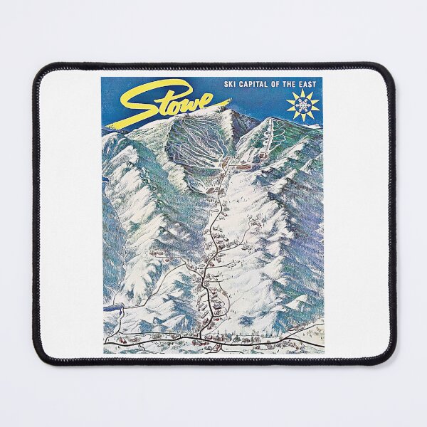 Item preview, ✨Stowe – Ski Capital of the East ✨ (Vintage Trail Map Edition) designed and sold by WheelieGdArt.